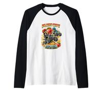 Plant City Florida Retro Festival Vibes Strawberry Florida Raglan Baseball Tee