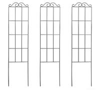 Plant Climbing Bracket, 3-Pack 50 x 15 cm Iron Garden Support for Vertical Plant Training, Rust-Resistant & Simple to Install, Outdoor Courtyard Use