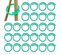 Plant Clips, 2025 New Tomato Plant Support, Plant Clips for Climbing Plants, Twine Vine Trellis Cage, Vegetable Garden Plant Support Clips Grafting Tools (100, Spiral Buckle)