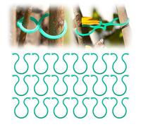 Plant Clips, 2025 New Tomato Plant Support, Plant Clips for Climbing Plants, Twine Vine Trellis Cage, Vegetable Garden Plant Support Clips Grafting Tools (200, Eight Characters Button)