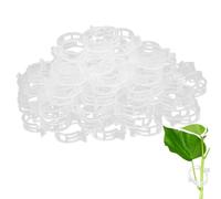 Plant Clips | Folding Resistant Support Clamp | 100-Piece Tomato Stem Plant Fixing Clips | for Vegetable Flower Potted Cucumber Indoor Outdoor Yard Farm Greenhouse