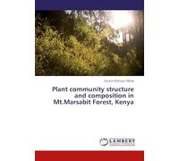 Plant community structure and composition in Mt.Marsabit Forest, Kenya