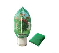 Plant Cover Netting Designed for Fruit Trees and Soft Fruits with Zipper Front Panel and Drawstring Base for Full Enclosure Security (31.5 * 47in)