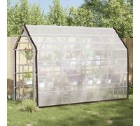 Plant Cover Transparent 3 x 4 m PE Tarpaulin with Eyelets Rectangular Weatherproof Waterproof for Garden Patio Spring Autumn Protection Against Frost and Moisture