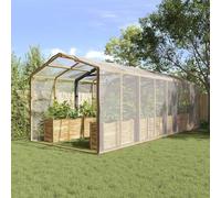 Plant Cover Transparent PE Tarpaulin 8 x 10 m with Reinforced Eyelets Rectangular Waterproof for Garden Patio Spring Autumn Protection Against Frost and Moisture