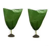 Plant Cover with Drawstring for Winter Use on Trees Shrubs Potted Plants Rose Bushes Hanging Flower Baskets and Fruit Bearing Bushes Outdoors (C)