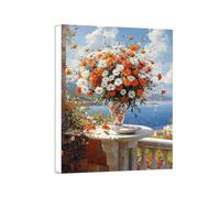 Plant Diamond Art Kits Adults, 5D DIY Chrysanthemum Diamond Painting, Gem Art Painting for Beginners, Arts and Crafts Kits for Adults, DIY Full Drill Crystal Gifts, Autumn Decoration, 50x70cm 0a-993