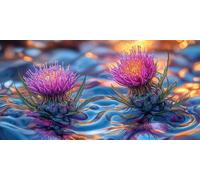 Plant Diamond Art Sea Diamond Painting Kits for Adults Beginner 5D DIY Full Round Drill Cross Stitch Kits for Adults Arts and Crafts for Bedroom Decor, Home Decor, Gifts for Women 70*140CM -bby26034C