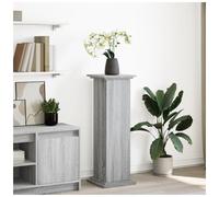 Plant Display Stand Grey Sonoma 31x30x90cm Engineered Wood Textured Hinge Door