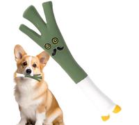 Plant Dog Chew Toys - Green Onion Teething Toy, Natural Latex Puppy Detrants | Cartoon Vegetable Figurines, Chewing, Toy