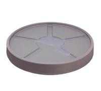 Plant Drip Trays, Round Spill Tray with Invisible Casters, Surface Grooves, Indoor/Outdoor Use, 45cm/18in Diameter, Efficient Water Drainage