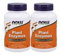Plant Enzymes 2X120/1X240 Vcaps Now Foods Bromelain 5000 FCC PU/Pappain/Protease