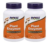 Plant Enzymes 2X120/1X240 Vcaps Now Foods Bromelain 5000 FCC PU/Pappain/Protease