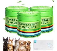Plant Extract Air Magic Box, Indoor Air Purification Magic Box, Automatic Dust Collection Airs Purifier Cleaner, Bringing Health to The Family, Long Lasting Pet Odor Eliminator for Home (3pc)