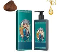 Plant Extract Hair Dye for Gray Hair, Instant Botanical Hairs Dye, Long-Lasting Natural Hairs Color Shampoo, Gentle Plant Formula, Softens and Adds Shine (Chestnut Brown)