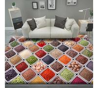 Plant Fantasy Flowers Area Rug 180 X 280 Cm ,3D Printed Indoor Carpet,3D Digital Print Carpet Living Room Bedroom Sofa Mat Door Mat Home Decoration, Soft Stain Resistant Easy Clean -84092483741