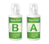 Plant Fertilizer - 100ml Hydroponic Liquid | Plants Hydroponics, Vegetable Fertilizer, Food a and B, More Growth and Yield Indoor for Growing System All Purpose Soil Enhancer for House