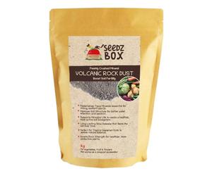 Plant Fertilizer 1kg - Volcanic Rock Dust Natural Fertiliser For Plants - Compost Accelerator - High In Minerals - Stabilise Soil pH - All Year Use - Wormeries - Seedzbox