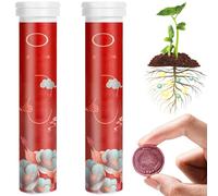 Plant Fertilizer Tablet 2 Botltle Universal Organic Nutritious Plant Fertilizer for Indoor, Bonsai, Succulent, Vegetable, Fruit