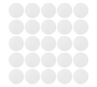 Plant Fibre Dehumidifying Sheets White 3cm round 100pcs | Reusable, Keeps Chips Crispy, Pantry Storage, Snack Tubs, Preserves Taste, Eco-friendly Disposal