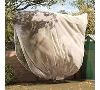 Plant Fleece Cover Beige 3.93x3.00m Nonwoven Fabric Reusable Zip 3pcs WinterPro