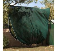 Plant Fleece Cover Green 3.93x3.5m Non-Woven Fabric Zip Drawstring 3pcs Outdoor