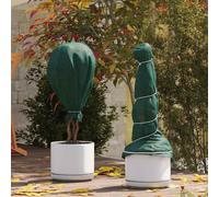 Plant Fleece Green 50x1.6m Non-Woven Fabric UV-Resistant Reusable Cover for Beds