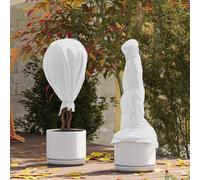 Plant Fleece White 20x1.6m Non-Woven Fabric UV-Resistant Reusable Covers Garden
