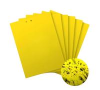 Plant Fly Stickers, 30 Pack Dual-Sided Fly Paper for Indoor and Outdoor Use, Yellow Sticky Traps for Fungus Gnats and Other Insects, 20 X 15 Cm/7.88 X 5.9in Sticky Traps for Plants