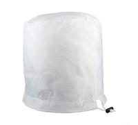 Plant Frost Protection Bag Non-Woven Fabric Drawstring or Zipper | White fabric reflects sun offers insulation for outdoor garden use suits potted plants roses young fruit trees and