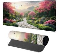 Plant Gaming Mouse Mat 1000x500x3mm, Mouse Pad Large Landscape, Desk Mat with Stitched Edge, Mousepad with Non-Slip Rubber Base, Office Accessories, Keyboard Pad, for Gifts, Gaming, Desk Office 1-6709