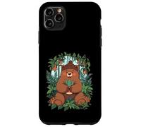 Plant Garden Stillness Happy Bear Flowers Jungle Case for iPhone 11 Pro Max