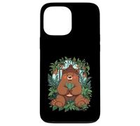 Plant Garden Stillness Happy Bear Flowers Jungle Case for iPhone 13 Pro Max