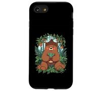 Plant Garden Stillness Happy Bear Flowers Jungle Case for iPhone SE (2020) / 7/8
