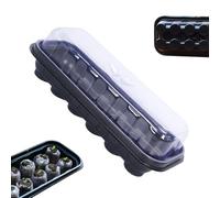 Plant Germination Trays,12-Cell Clear Propagator Reusable - 2 in 1 Greenhouse Plant Growing Kit - for Propagation Garden Yard Farm Vegetable Nurseries Winter Sowing Beginner Farmer