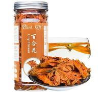 Plant Gift 100% Pure Natural Lily Tea, Premium Lilies, Dried Organic Health Lily Flower Tea 35g/1.23oz