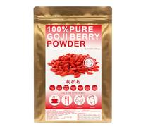 Plant Gift 100% Pure Wolfberry Powder 枸杞粉 Natural Goji Flour, Great Flavor for Drinks, Healthy Spice | Adds Flavor and Taste, Non-GMO Powder, No Filler, No additives 100G/3.25oz