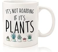 Plant Gifts For Lovers Garden Mug 11oz Crazy Lady Flower Pot Mug, Gardeners Women, Succulent Cacti Gift Christmas Birthday All I Need is Plants Coffee Cup