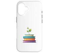 Plant Growing from Books Education Illustration Case for iPhone 16