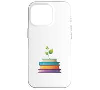Plant Growing from Books Education Illustration Case for iPhone 16 Pro