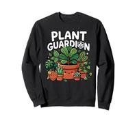 Plant Guardian Houseplant Shield Succulent Kawaii Art Sweatshirt