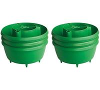 Plant Halos Pots Watering Crop Support Garden Plant Halo (GREEN, SET OF 6)