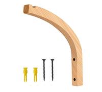 Plant Hanger Hook Set, Wooden Rustic Heavy Duty Non Slip Wall Mount System, Hanging Plant Hook Kit, Small Size for Use, Living Room Bedroom Kitchen Balcony Farmhouse Indoor Outdoor