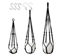 Plant Hanger Indoor Easy Installation 59cm Macrame Plant Hanger Boho Flower Pot Holder Versatile Display for Home, Office and Festive Occasions