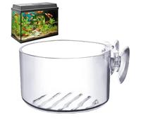 Plant Holder | Aquarium Tank Planter | Clear Suction Cup Stand | Hydroponics Propagation Ornament For Fish Tank Indoor Gardening Pond Terrarium Vivarium Waterscape Decoration Shrimp Habitat Accessory