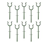 Plant Hose Guides - 100 Pieces Garden Tube Holders, Heavy Duty Lawn Organizer, Flexible Outdoor Support | Garden Hose Protectors for Backyard RV Garage House Landscaping Watering System Management