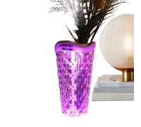 Plant Humidifier-Quiet Ultrasonic Cool Mist Diffuser, Aesthetic Vase-Style Small Humidifier With Ambient Night Light, Oil Friendly For Tropical Plants, Bedroom & Office