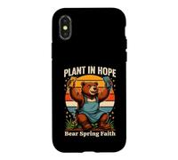 Plant In Hope Bear Spring Faith Gardening Case for iPhone X/XS