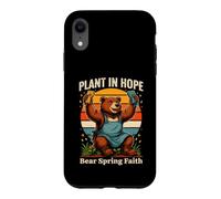 Plant In Hope Bear Spring Faith Gardening Case for iPhone XR
