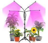Plant Indoor Light, with 15-63" Adjustable Tripod Stand Plant Growing Light, Auto On/Off Timer Function, Great for Indoor Plant Growth House Plant Grow Light